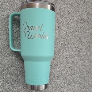 Yeti Turquoise Tumbler with Silver Accents